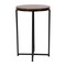 Flash Furniture Round Walnut End Table with Matte Black Frame NAN-JH-1787ET-WAL-BK-GG - alternate 9